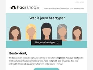 Wat is jouw haartype ?