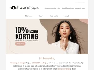 Shop jouw favoriete producten extra voordelig,  beauty!