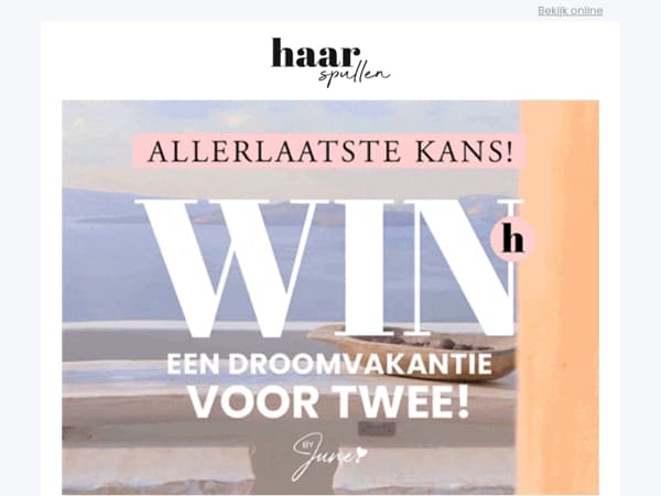 Last call, voor: potentiële vakantieganger ✈️