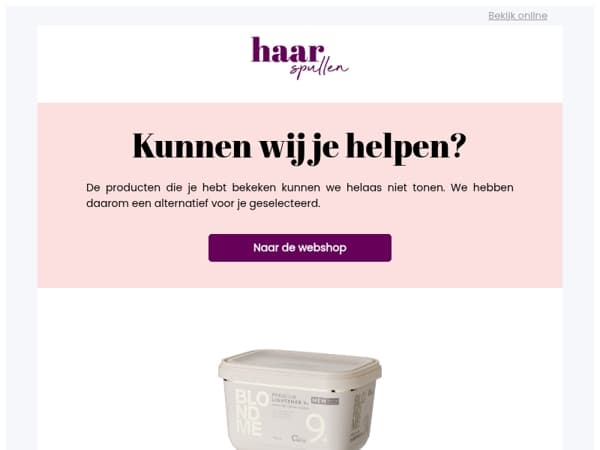 Zorg dat je niet te laat bent met bestellen 👀🛒