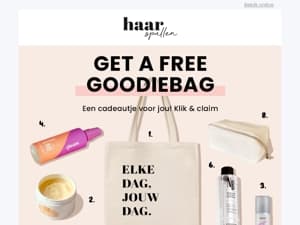 Hey you, er ligt een exclusief cadeau voor je klaar🎁
