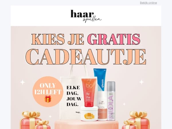 Laatste dag: claim je GRATIS cadeautje! 🎁