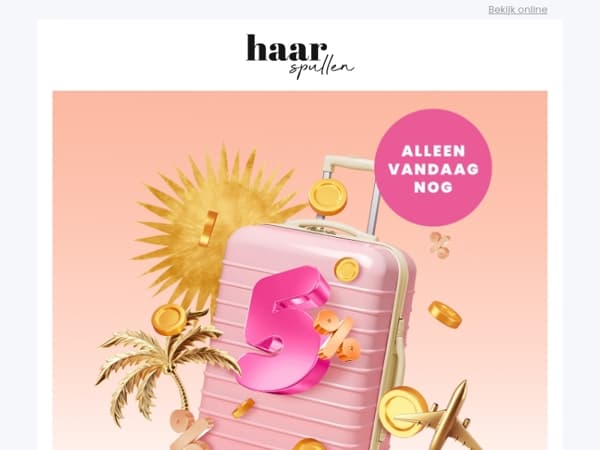 Alleen vandaag nog EXTRA korting 🔥