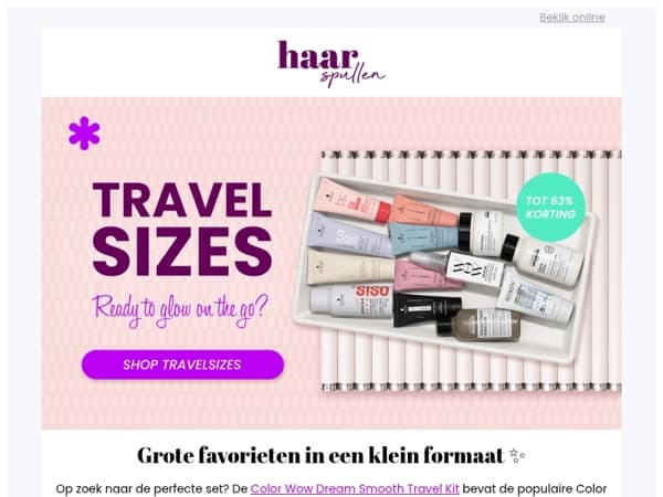 Travelsizes: handbag approved ✈️