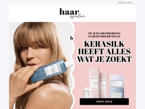 Zijdezacht haar met Kerasilk 💗