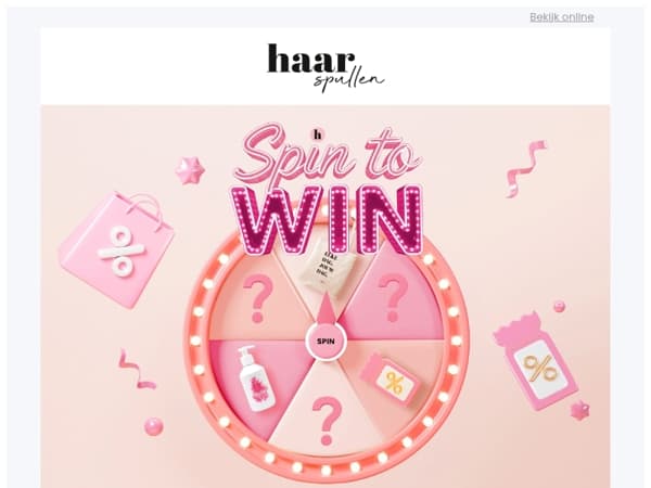 Hey, spin & win jouw prijs 🎰