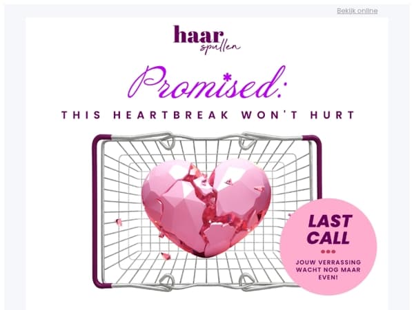 Allerlaatste kans om jouw hartje te kiezen 💝