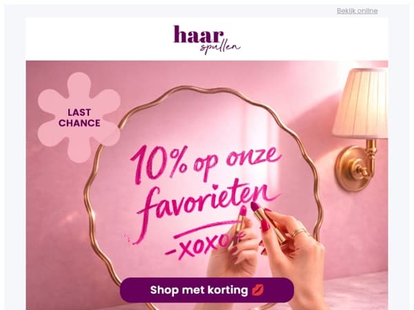 Final call: 10% korting op onze favorieten ✨💜