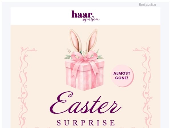 Hey you, jouw cadeautje wacht nog...🐣