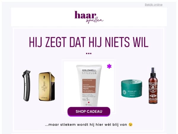 Hij maakt het je ook niet makkelijk hè? 🎁