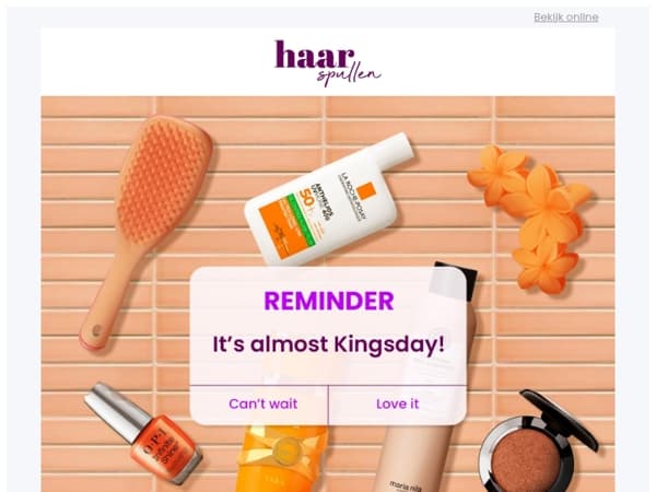 🧡 Last minute Koningsdag producten