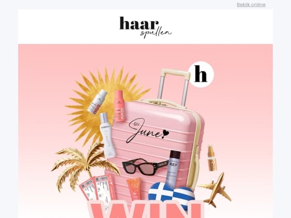 Vakantieganger, win jij die droomreis t.w.v. €2000? 🌴