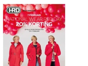 7 februari National Wear Red Day @ HappyRainyDays.