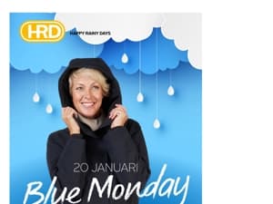 Blue Monday 20% korting @ HappyRainyDays.