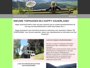 NIEUWE TOPHUIZEN BIJ HAPPY SAUERLAND !