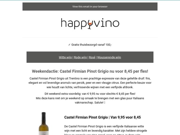 ⚡Castel Firmian Pinot Grigio actie!