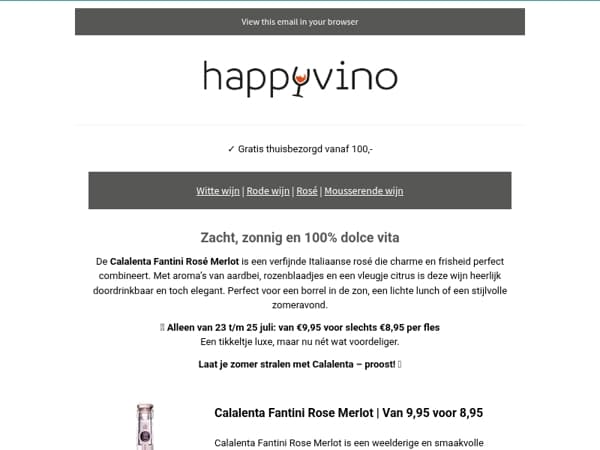 Zwoele rosé uit Italië – nu voor €8,95! 🌸