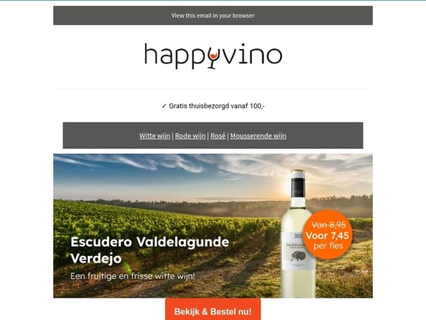 AANBIEDING: Escudero Valdelagunde Verdejo voor €7,45