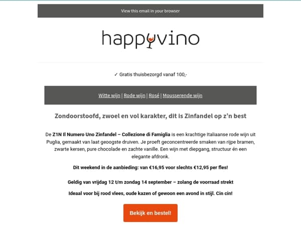 Z1N Il Numero Uno Zinfandel – nu voor €12,95!