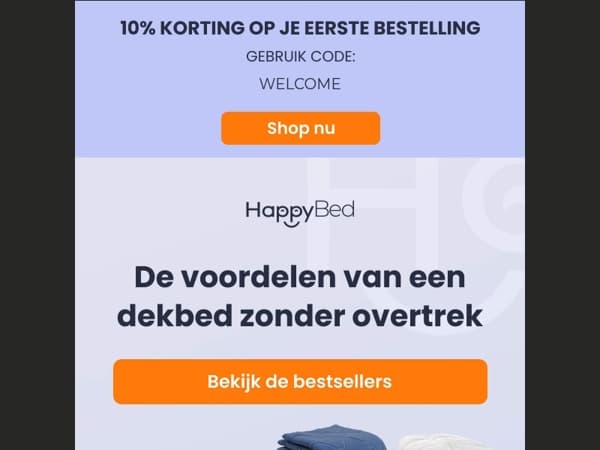 Dekbed zonder overtrek proberen?