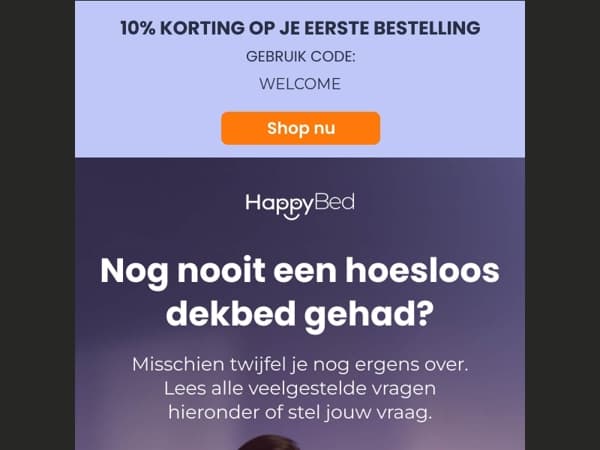 10% korting op je eerste bestelling?