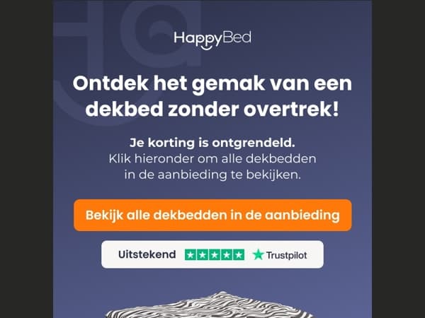 Je hebt nu toegang tot de sale