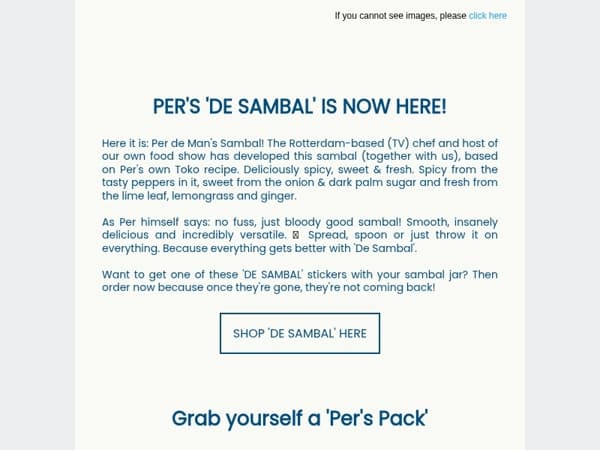 PER'S SAMBAL IS HERE 🌶️ Limited stock!