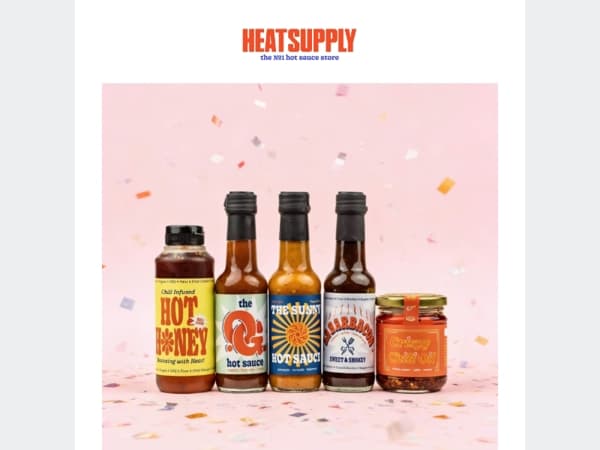 ONLY TODAY - 20% discount on HEATSUPPLY SAUCES🥳