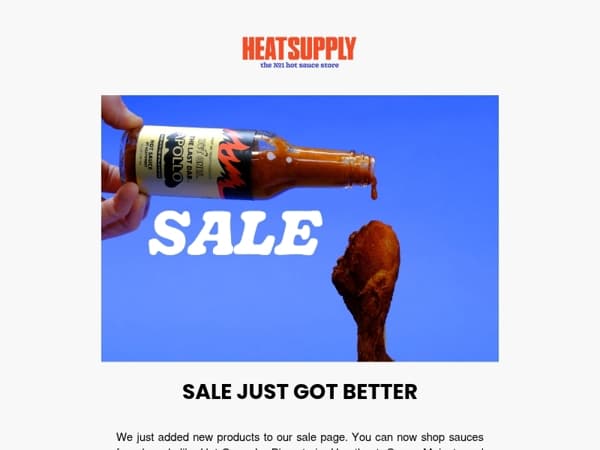 Our SALE just got better. More discount on your favourite sauces