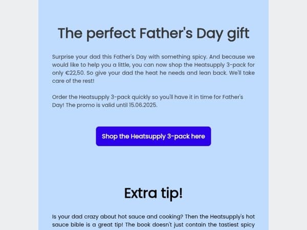 Father's Day Deal