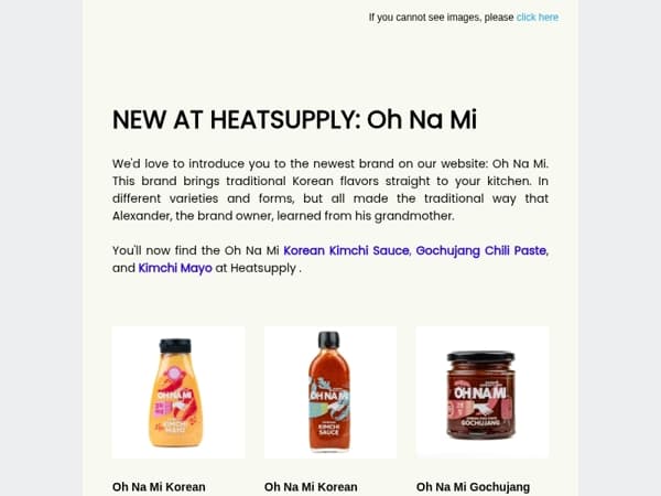 NEW AT HEATSUPPLY: OH NA MI