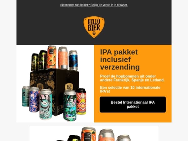 Vernieuwd IPA pakket uit verre landen🍻