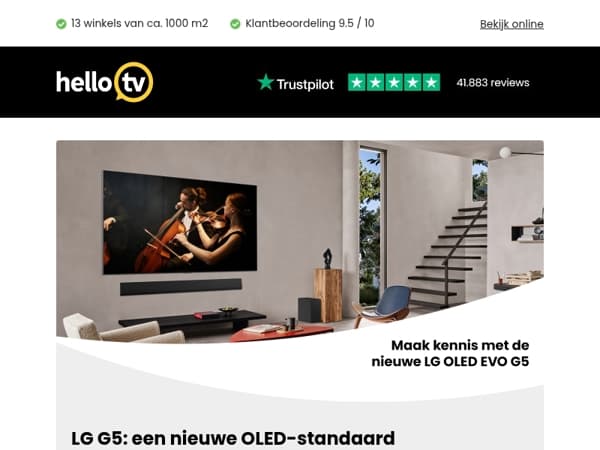 Maak kennis met de nieuwe LG OLED G5