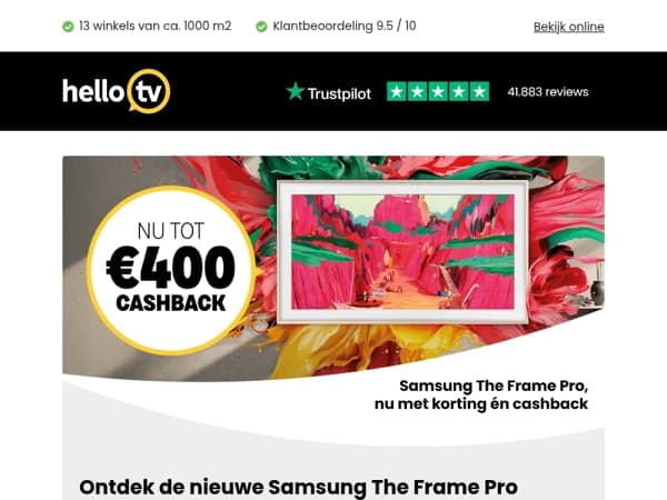 Maak kennis met Samsung The Frame Pro