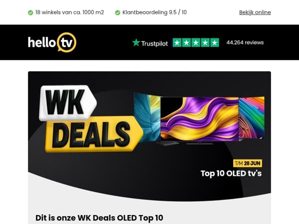Dit is de OLED tv Top 10