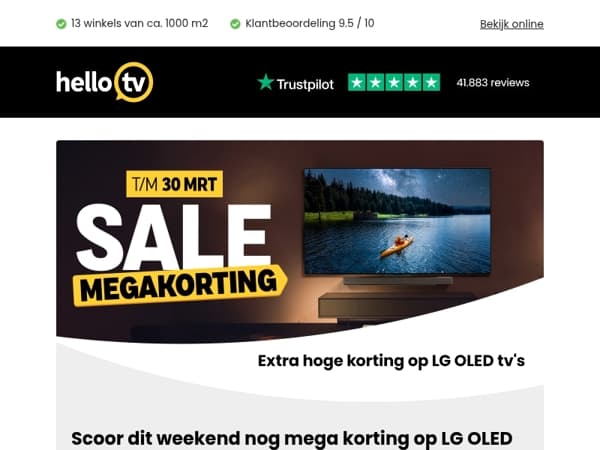 Laatste kans: de LG OLED Sale eindigt bijna!