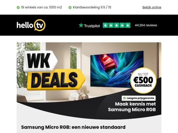 Maak kennis met Samsung Micro RGB