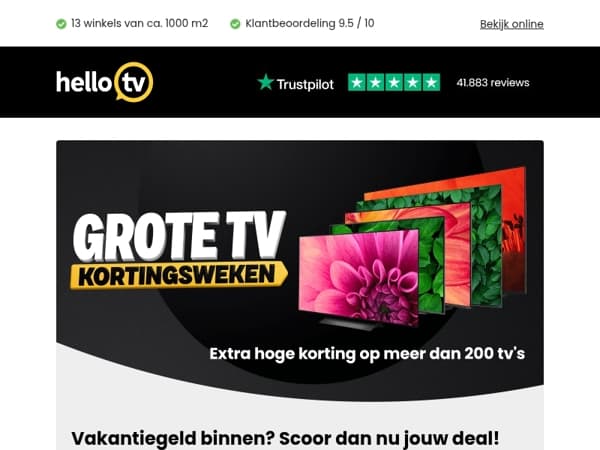 Scoor nu de beste deals voor je vakantiegeld