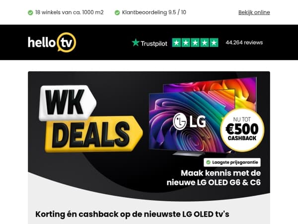 Maak kennis met de nieuwe LG OLED G6 en C6