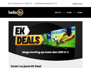 Scoor nu jouw EK Deal!