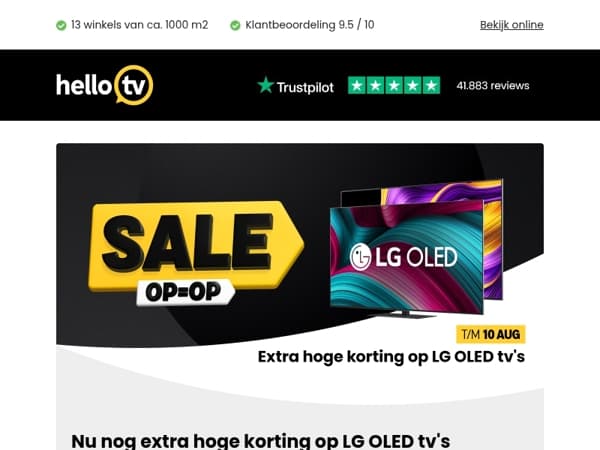 Laatste kans: de LG OLED Sale eindigt bijna!