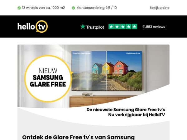 Samsung Glare Free: minder reflectie, meer perfectie