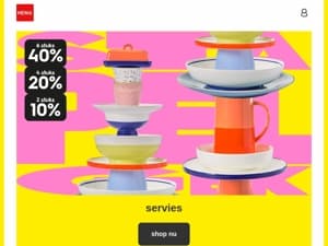 tot 40% korting op servies | shop alle stapelgekke aanbiedingen