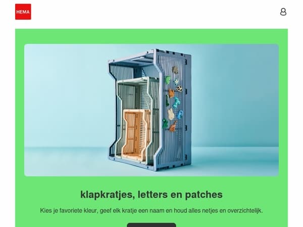 laatste weekend: 40% korting op klapkratjes, letters en patches | 2e halve prijs met je HEMA pas op HEMA-zonverzorging