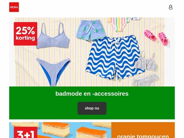 nu 25% korting op badmode en -accessoires | tijd voor warme(re) dagen ☀️