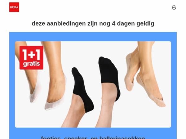 deze aanbiedingen zijn nog 4 dagen geldig