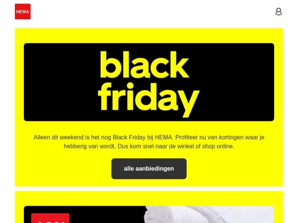 laatste weekend Black Friday 🖤 | shop snel alle aanbiedingen