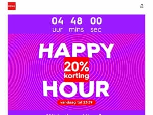 🚨 alleen vanavond: 20% korting op bijna alles | tot 23:59 uur