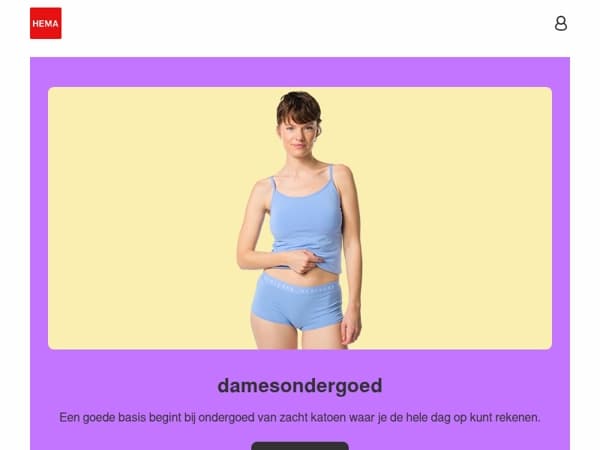 zonnige acties: 2+1 gratis op damesondergoed