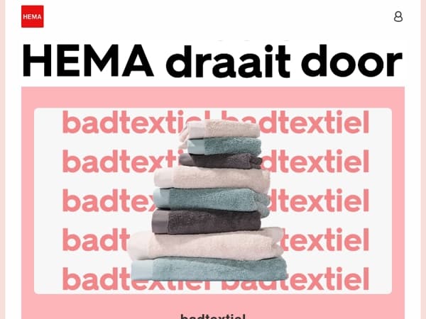 dit weekend draaien we door 🌀: 2+1 gratis op badtextiel